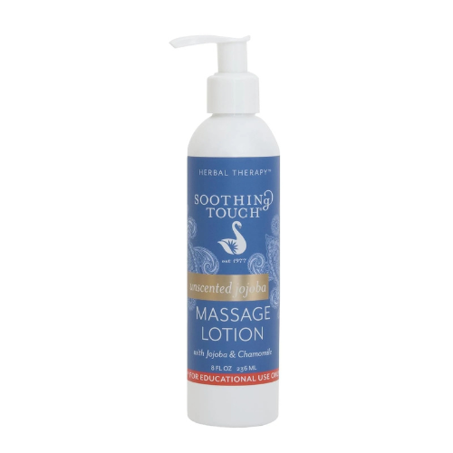 Soothing Touch Jojoba Massage Lotion, Unscented, 8 Ounce