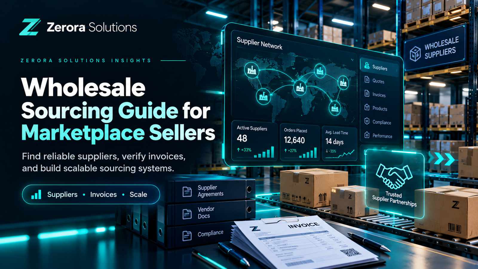 Zerora Solutions Wholesale Sourcing guide illustration